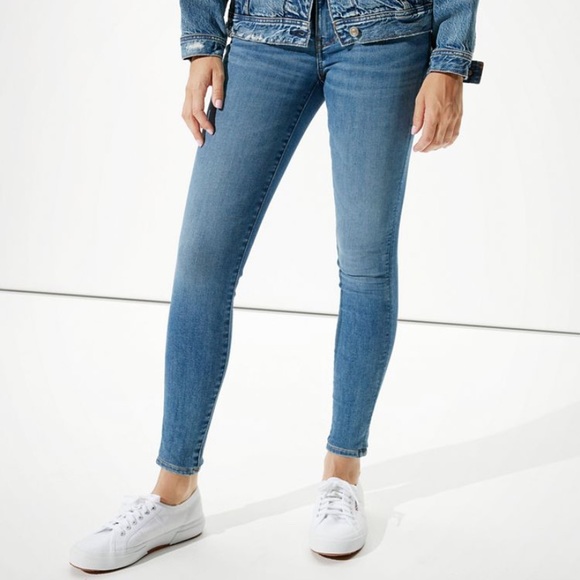 SHORT American Eagle Skinny Jeans/Jeggins - Picture 6 of 8